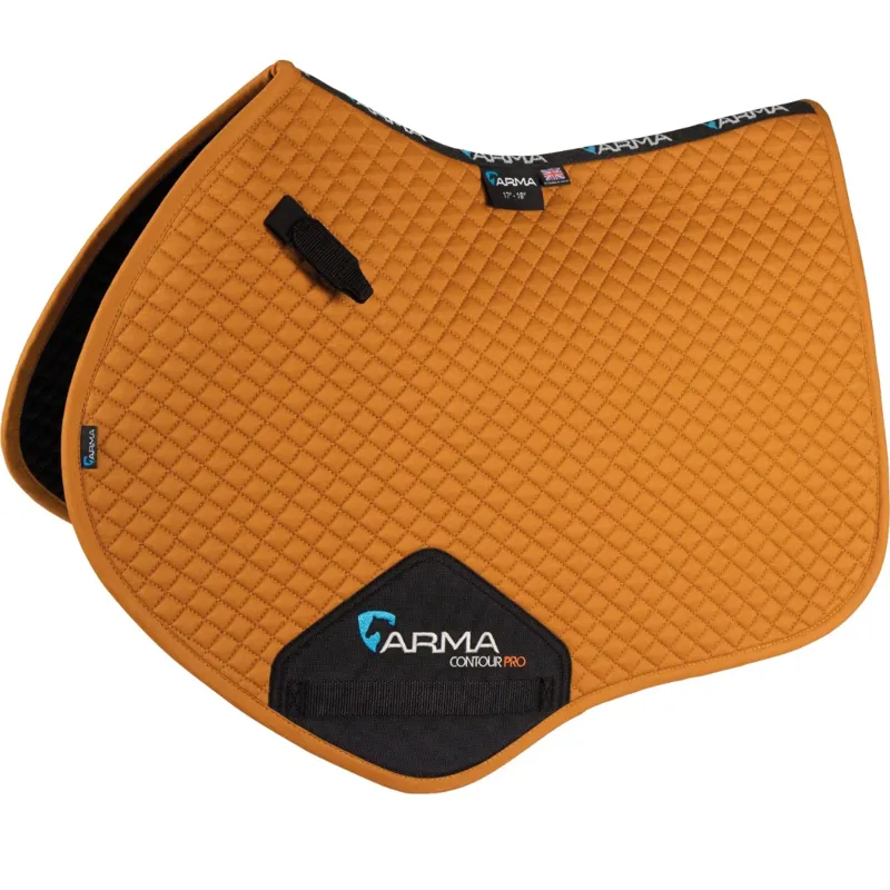 Shires ARMA Jump Saddlecloth - Mustard